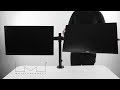 Multibrackets Tischhalterung Basic Dual bis 8 kg – Schwarz