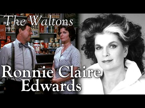 The Waltons - Ronnie Claire Edwards - behind the scenes with Judy Norton