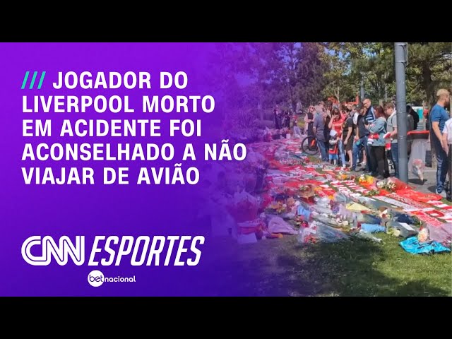 Torcedores do Liverpool homenageiam Diogo Jota no estádio Anfield | LIVE CNN