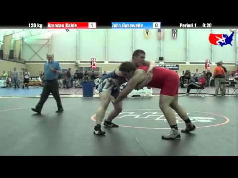 Brendan Kahle vs. John Gusewelle at 2013 ASICS University Nationals - FS