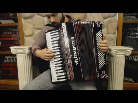 WELTMONTEHEL120BK - Black Forest Weltmeister Monte 41 Helikon Piano Accordion LMMM 41 120 $4999