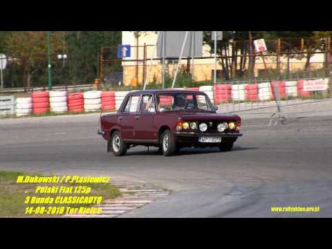 M.Dukowski / P.Ptasiewicz Polski Fiat 125p 3 Runda CLASSICAUTO Cup Tor Kielce 2010