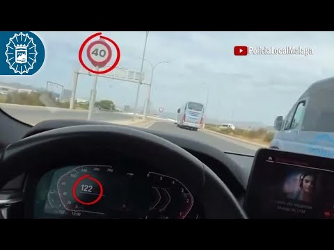 Conducían en Málaga con exceso de velocidad,sin carnet y subían los vídeos a Instagram