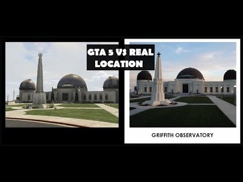 GTA V In-Game Los Santos vs Real-Life Los Angeles Screenshot