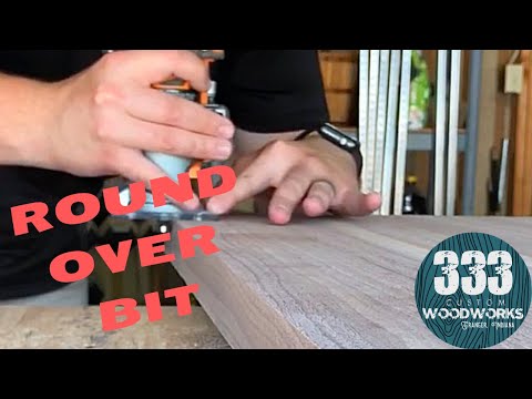 Roundover with a Ridgid Trim Router