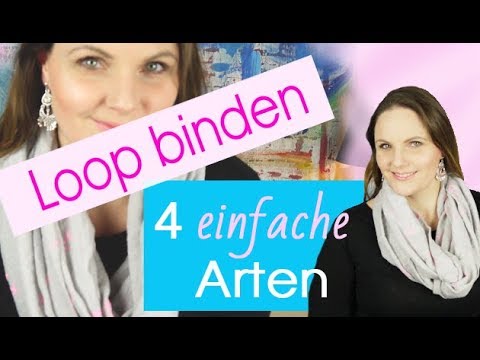 Loop binden | Anleitung Damen | 4 einfache Arten