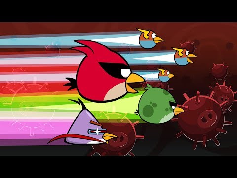 Angry Birds Space Vs Zombies Hacked Game Walkthrough All Levels 1-10 Video