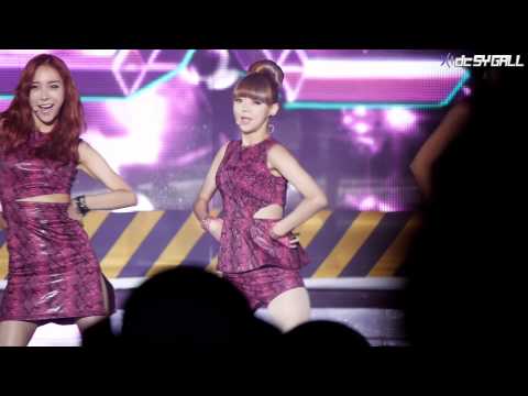 120829 송도 뮤직뱅크 - Two X 지유 Double Up