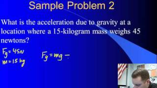 High School Physics - Gravitational Fields