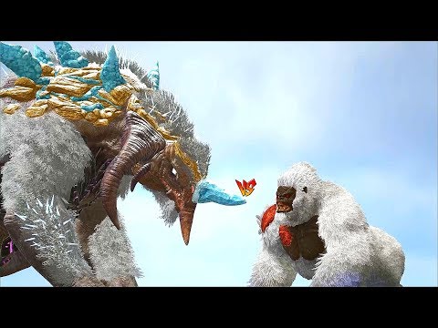 Ark Extinction - ICE TITAN vs MEGAPITHECUS (Gamma/Beta n Alpha) [Ep.2]