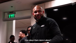 Darvin Ham&#39;s postgame speech after Lakers advance to 2nd Round | 2023 NBA Playoffs