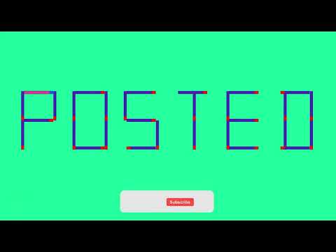 Can you make another word from the existing one? | Matchstick Word Puzzles # 38 | Brain Teaser