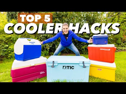Top 5 Camp COOLER HACKS - Tips & Tricks to Improve your Camping Trip