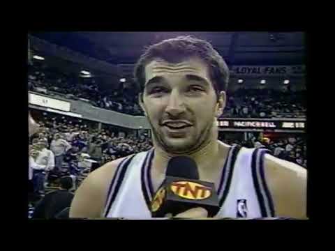 Peja Stojakovic 23 Points 3 Ast Vs. Spurs, 2000-01.