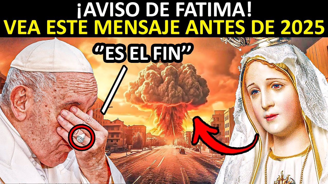 ATENCIÓN: La Virgen María quiere que nos Salvemos, atendamos su Mensaje antes de 2025