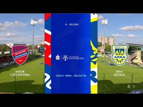 SKRÓT: Raków Częstochowa vs Arka Gdynia | Ekstraklasa 8. Kolejka | 2019/20