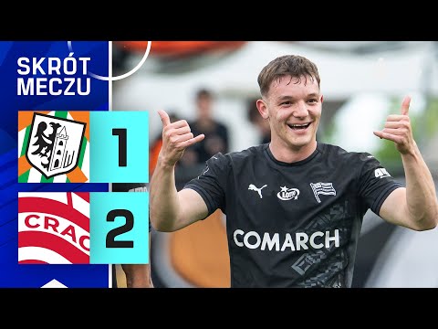 KGHM Zaglebie Lubin SSA 1-2 KS Klub Sportowy Cracovia Kraków 