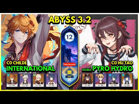 3.2 Spiral Abyss Floor 12 (9 Stars) C0 CHILDE & C0 HU TAO - Genshin Impact