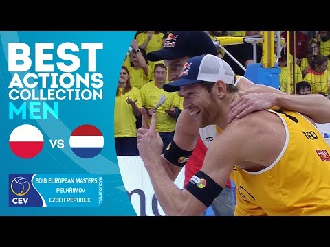 Best Actions | Kantor/Losiak vs Brouwer/Meeuwsen | Gold Medal Match | #EuroBeachVolley 2018