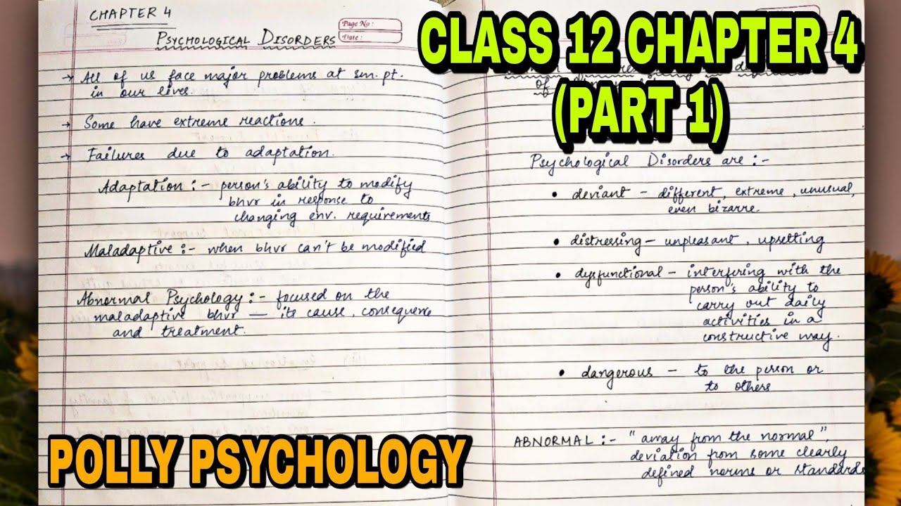 Watch video #11 Psychological Disorders (Ch 1-Pt 1) Psychology NCERT for CBSE, UPSC Exam Now #11 Psychological Disorders (Ch 1-Pt 1) Psychology NCERT for CBSE, UPSC Exam
