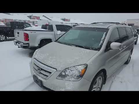 2005 Honda Odyssey Touring in Silver for sale at Kitchener Chrysler Dodge Jeep Ram in Kitchener, ON