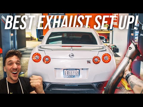 STRAIGHT PIPING MY R35 GTR | R35 GTR Build Series Ep. 1 Installing Dowpipes