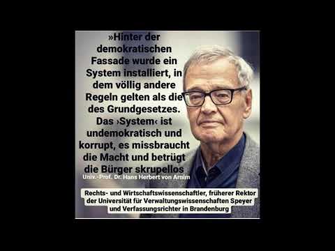 Univ. Prof. Dr. Hans Herbert von Arnim: "Das System ist undemokratisch".