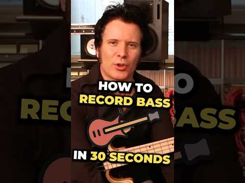 How I Record Bass Guitar