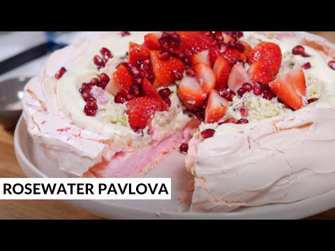 Rosewater Pavlova by Emma Dean