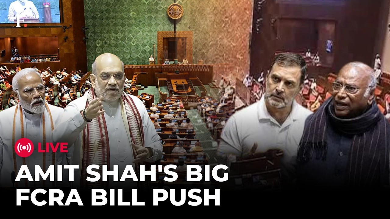 Lok Sabha LIVE | Amit Shah Takes Centre Stage On FCRA Amendment Bill | Rajya Sabha | Parliament