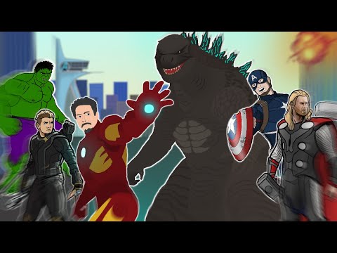 Godzilla vs Avengers | Animation
