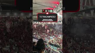 APÓS O 3º GOL DO PALMEIRAS, A TORCIDA DO FLAMENGO RELEMBROU O TÍTULO DA LIBERTADORES 2025 #shorts