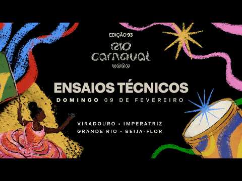 ENSAIOS TÉCNICOS - DIA 6 | Transmissão Oficial  Rio Carnaval