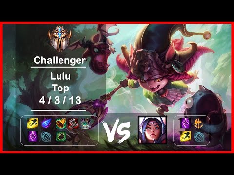 KR Challenger Replays Top Lulu vs Irelia Ep.2660