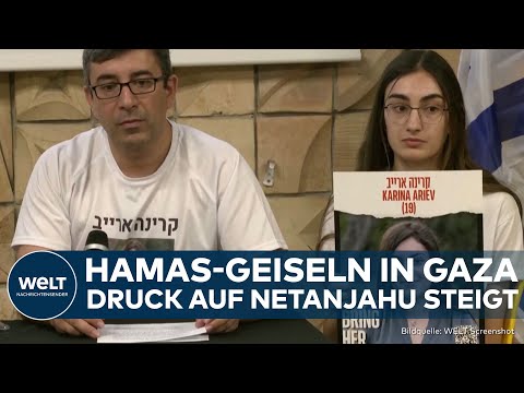 KRIEG IN GAZA: Druck auf Netanjahu steigt! Hamas haben noch über 100 Geiseln in ihrer Gewalt