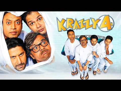 Krazzy 4: जब 4 पागल हुए 'आज़ाद - Superhit Comedy Movie With Subtitles - Arshad Warsi, Irrfan, Juhi C