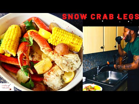 HOW TO MAKE SNOW CRAB LEGS WITH GARLIC BUTTER WHITE WINE SAUCE RECIPE 2020