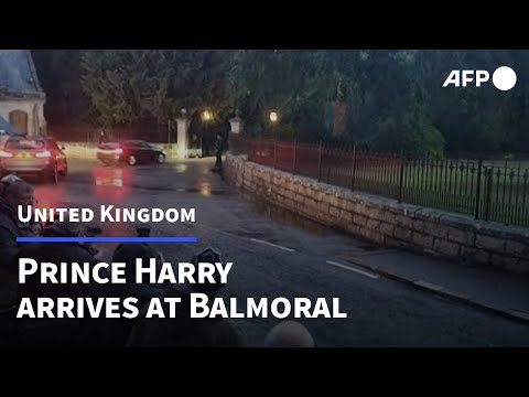 Prince Harry arrives at Balmoral after death of Queen Elizabeth II | AFP