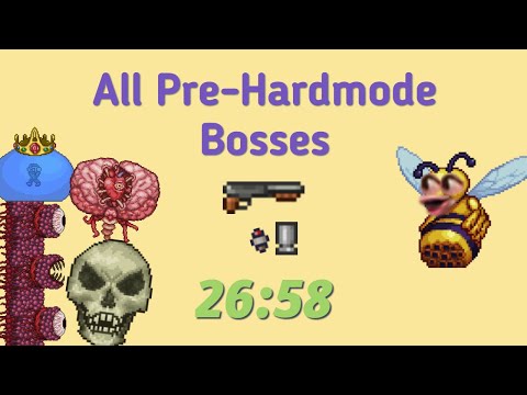 1.4 All Pre-Hardmode Bosses 26:58 NMA Random Seed [Former WR]