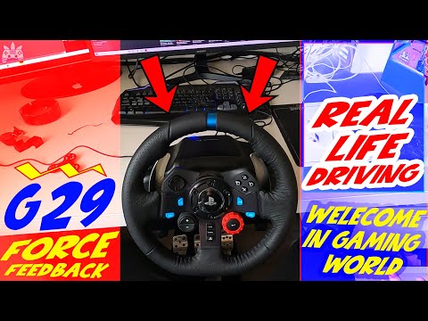 Logitech G29 steering wheel for a PS3/PS4/PC - Unboxing and Setup