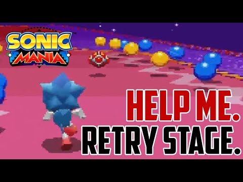 Sonic Mania : How to Retry Special Stages Cheat (Giant Rings)