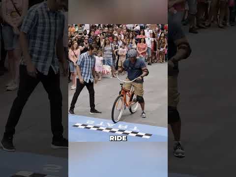 No one can ride this bike 💀 #funny #comedy #shorts