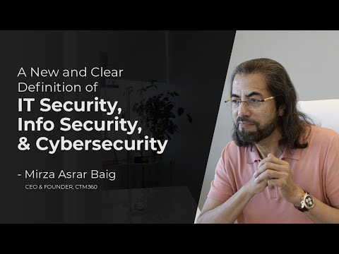 A New and Clear Definition of IT Security, Info Security, and Cybersecurity