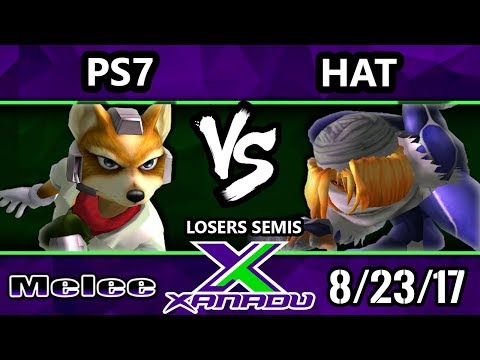 S@X 216 - PoonSlayer7 (Fox) Vs. Hat (Sheik) - Smash Melee Losers Semis - SSBM