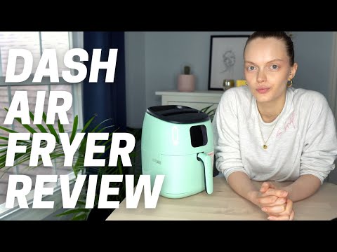 Dash Tasti-Crisp™ Air Fryer - AirCrisp® Technology - Compact Design with Adjustable Temperature Control - Nonstick Fry Basket & Auto Shut-Off Feature - 2.6 Quarts - Aqua video review thumbnail