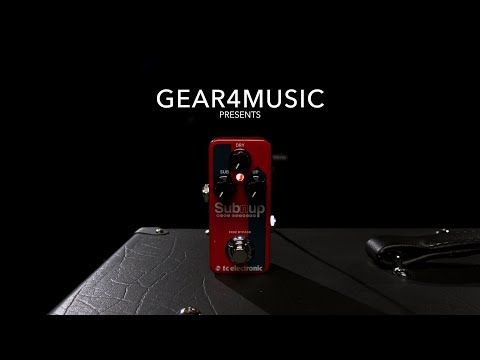 TC Electronic Sub 'N' Up MINI Octaver Pedal | Gear4music demo