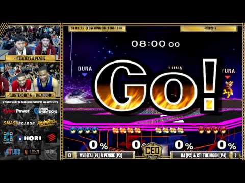 CEO 2015 - MVG | Tai & Pengie Vs. DJ Nintendo & CT | The Moon - SSBM Doubles Bracket - Smash Melee