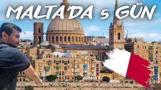 MALTA'da 5 Gün  -  Malta Gezi Rehberi  🇲🇹 | Best Things to do in Malta | Travel 