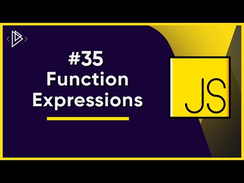 35 JS Function Expressions | JavaScript Full Tutorial