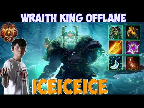 Iceiceice - Wraith King Offlane Gameplay | Top Rank Pro Gameplay - Dota 2